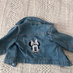 GAP Kids Blue Denim Jacket with Cartoon Design